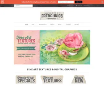 Frenchkisscollections.com(Fine art textures) Screenshot