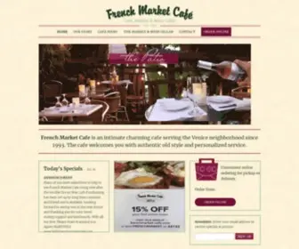 Frenchmarket-Cafe.com(Forsale Lander) Screenshot