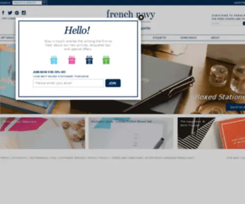 Frenchnavy.com.au(Frenchnavy) Screenshot