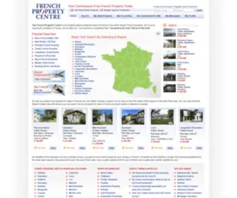 Frenchpropertycentre.com(Property for sale in France) Screenshot