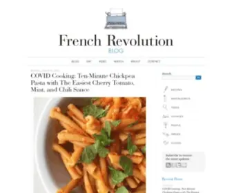 Frenchrevolutionfood.com(French Revolution) Screenshot