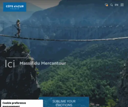 Frenchriviera-Mountain.com(French Riviera Official Website) Screenshot