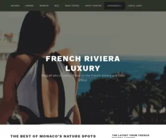 Frenchrivieraluxury.com(French Riviera Luxury) Screenshot