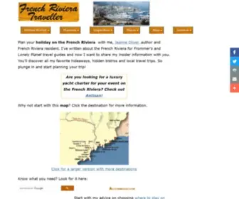 Frenchrivieratraveller.com(French Riviera Traveller) Screenshot