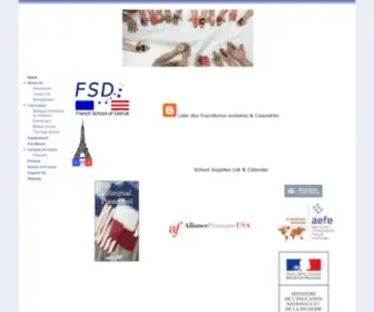 Frenchschoolofdetroit.org(French School I French School of Detroit) Screenshot