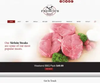 Frenchsmeatshop.com(French's Meat Shoppe) Screenshot