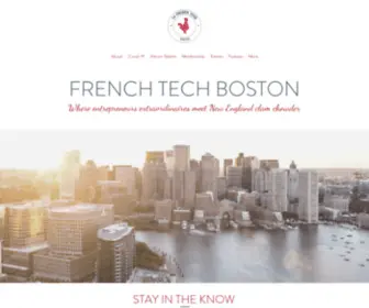 Frenchtechboston.com(French Tech Boston) Screenshot