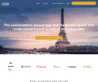 Frenchtogether.com(French Together) Screenshot