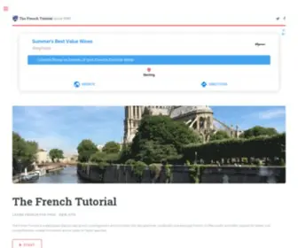 Frenchtutorial.com(The French Tutorial) Screenshot