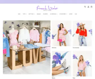 Frenchvioletboutique.com(French Violet Boutique) Screenshot