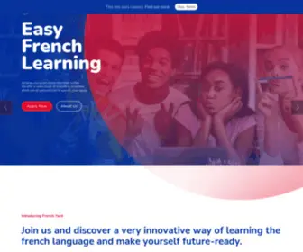 Frenchyard.com(Online French Classes) Screenshot