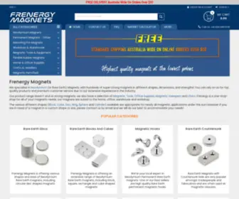 Frenergy.com.au(Rare Earth Neodymium Magnets & More) Screenshot