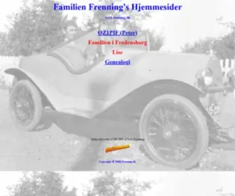 Frenning.dk(Familien Frenning) Screenshot
