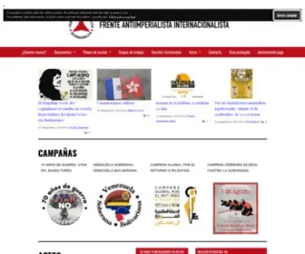 Frenteantiimperialista.org(Frente Antiimperialista Internacionalista) Screenshot