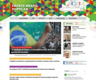 Frentebrasilpopular.org.br(Frente Brasil Popular) Screenshot