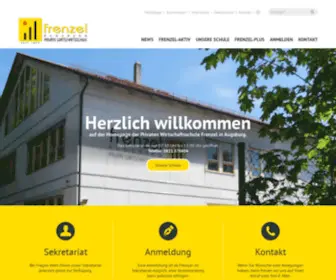 Frenzelschule-Augsburg.de(Private Wirtschaftsschule Frenzel) Screenshot