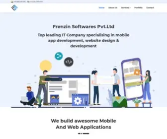 Frenzinsoftwares.com(Frenzin Softwares) Screenshot