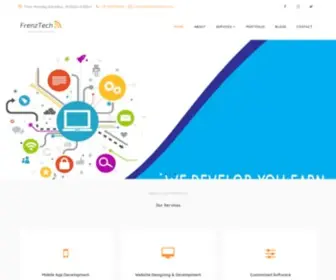 Frenztech.com(Website and Mobile App Development Company in Mumbai) Screenshot