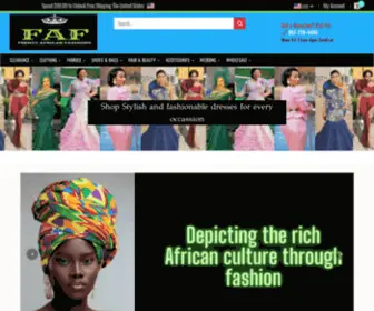 Frenzyafricanfashions.com(Frenzy African Fashions) Screenshot