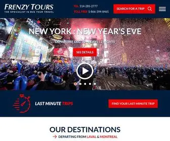 Frenzytours.com(Frenzy Tours) Screenshot