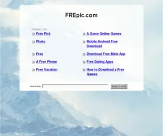 Frepic.com(Forsale Lander) Screenshot