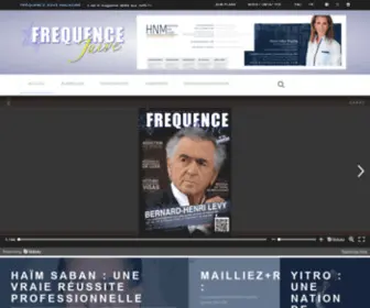 Frequence-Juive.com(Fréquence Juive est le magazine dédié aux Juifs Francophone aux U.S.A) Screenshot