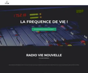 Frequencedevie.net(RADIO VIE NOUVELLE) Screenshot