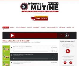 Frequencemutine.fr(Ecoutez en Direct) Screenshot