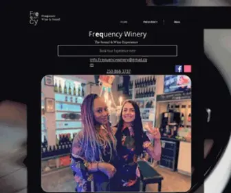 Frequencywinery.com(Music Wine Experience) Screenshot