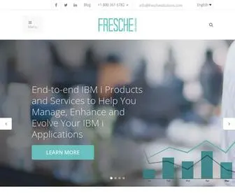 Freschesolutions.com(Our IBM i solutions and tools (AS 400)) Screenshot