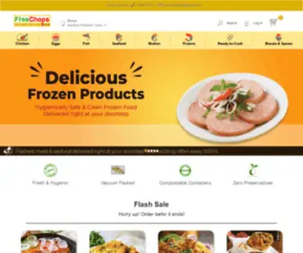 Freschopsbar.com(FresChops Bar All Range of Chicken Egg Fish & Sea Food) Screenshot