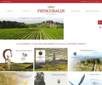 Frescobaldi.it(Frescobaldi Vini) Screenshot