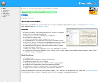 Frescobaldi.org(Lilypond) Screenshot