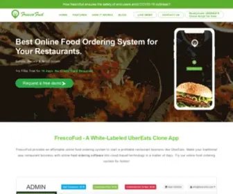 Frescofud.com(Online Ordering System for Restaurants) Screenshot