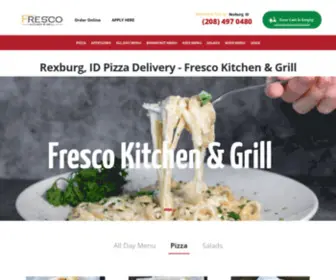 Frescokitchengrill.com(Rexburg, ID Pizza, Sandwiches Salads Delivery/Take Out) Screenshot