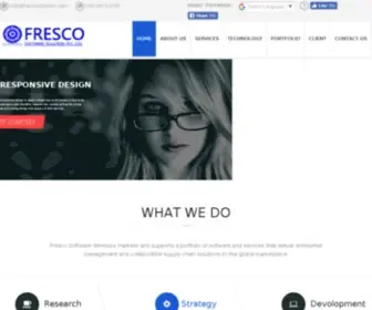 Frescosolution.com(Web Design Company Bangalore) Screenshot