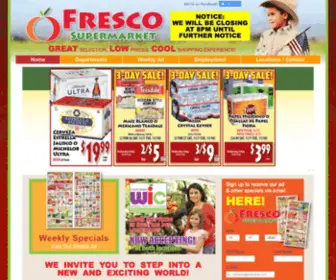 Frescosupermarket.com(Fresco Supermarket) Screenshot