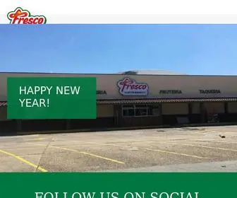 Frescosupermarkets.com(Fresco Supermarket) Screenshot