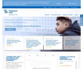 Fresenius-Kabi.com(Fresenius Kabi Global) Screenshot