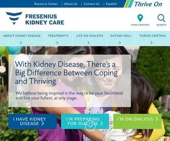 Freseniuskidneycare.com(Chronic Kidney Disease and Dialysis Treatment) Screenshot