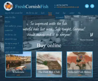 Fresh-Cornish-Fish.co.uk(Fresh Cornish Fish) Screenshot