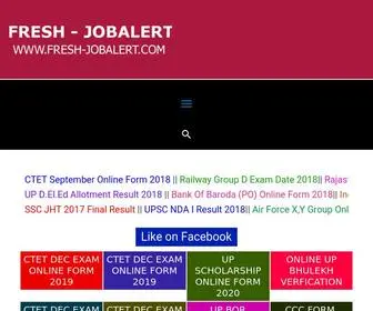 Fresh-Jobalert.com(Fresh Job Alert) Screenshot