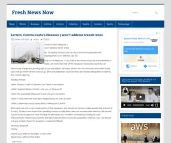 Fresh-News-NOW.com(Fresh news now) Screenshot