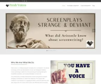 Fresh-Voices.com(Fresh Voices) Screenshot