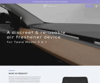 Fresh3Y.com(FRESH3Y is an air freshener container) Screenshot