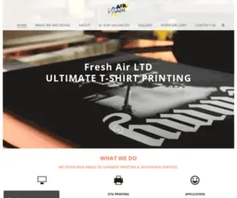 Freshair.co.uk(Fresh Air Ltd) Screenshot