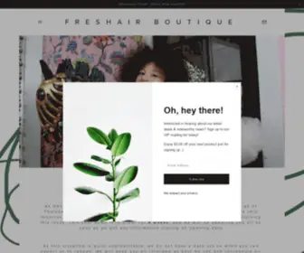 Freshairboutique.ca(Freshair Boutique) Screenshot