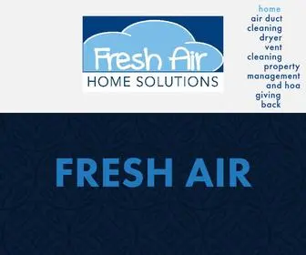 Freshairhomesolutions.com(Fresh Air Home Solutions) Screenshot