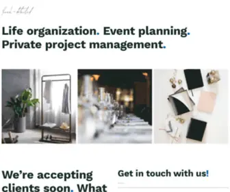 Freshanddetailed.com(Concierge Life Planning) Screenshot