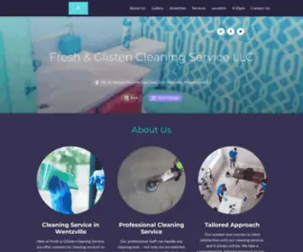 Freshandglisten.com(Fresh And Glisten Cleaning Service) Screenshot